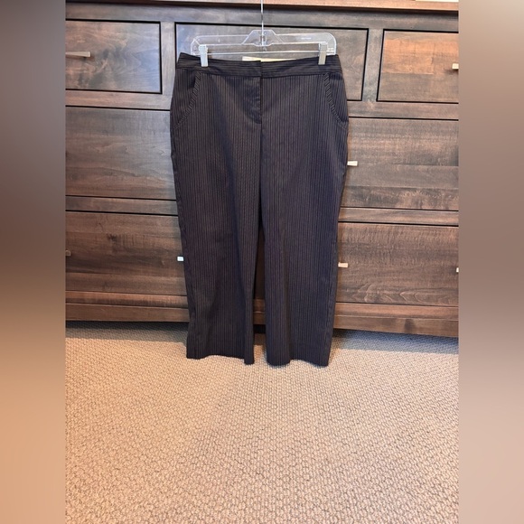 Izod Black Cropped Pants Tailored Ankle - Picture 2 of 8